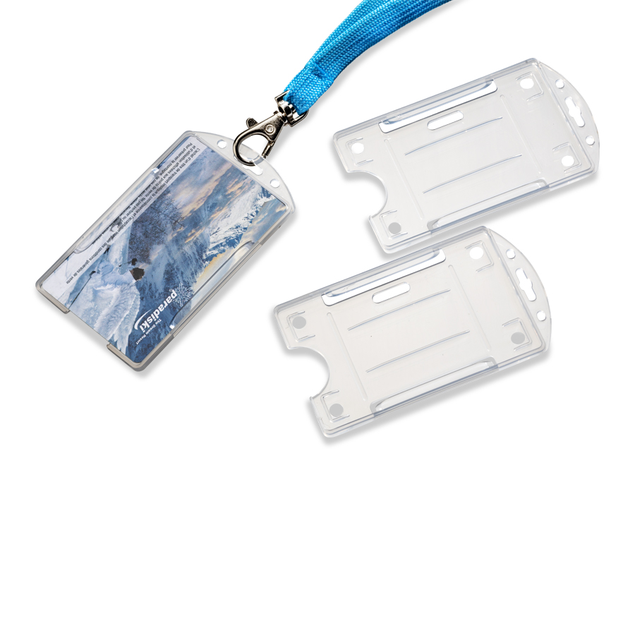 Porte badge plastique transparent / bagages